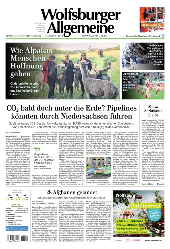 Wolfsburger Allgemeine Zeitung - ePaper