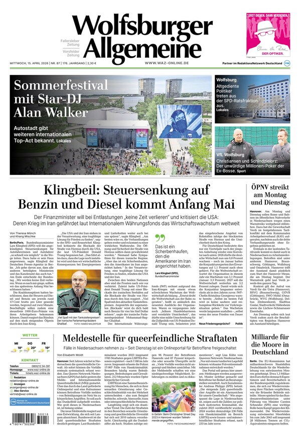 Wolfsburger Allgemeine Zeitung - ePaper