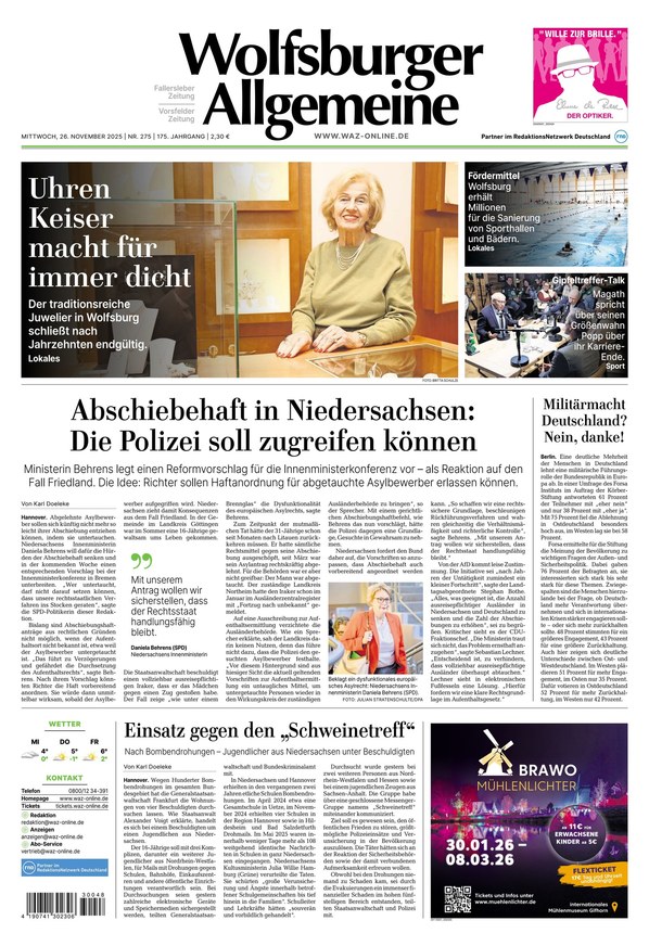 Wolfsburger Allgemeine Zeitung - ePaper