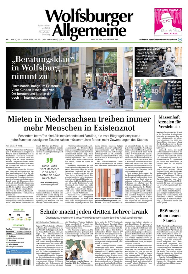 Wolfsburger Allgemeine Zeitung - ePaper