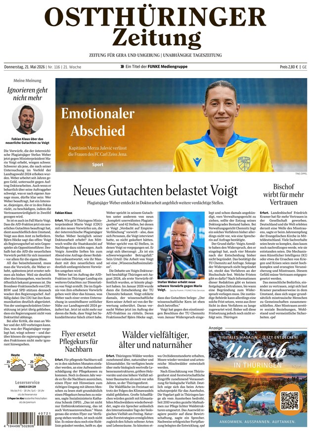 Ostthüringer Zeitung - ePaper