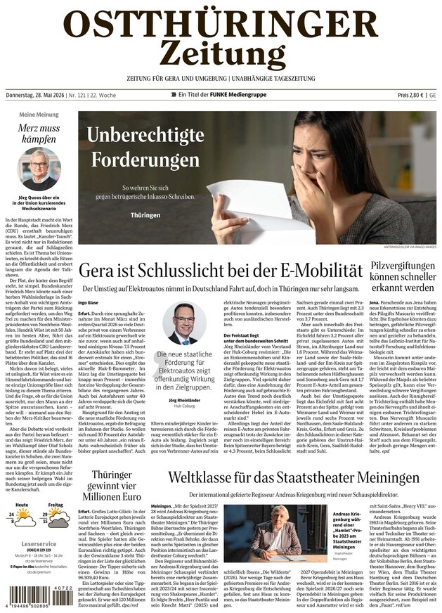 Ostthüringer Zeitung - ePaper
