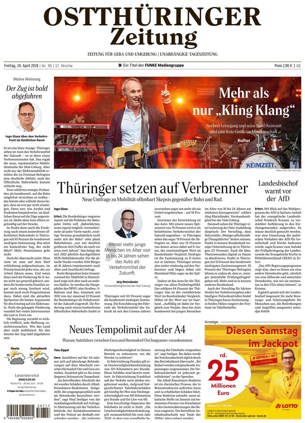 Ostth&uuml;ringer Zeitung - ePaper