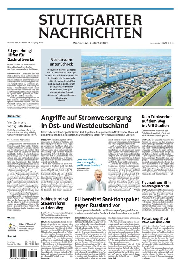Stuttgarter Nachrichten - ePaper