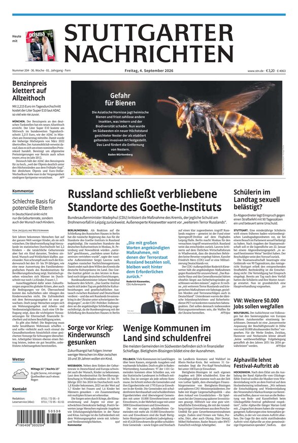 Stuttgarter Nachrichten - ePaper