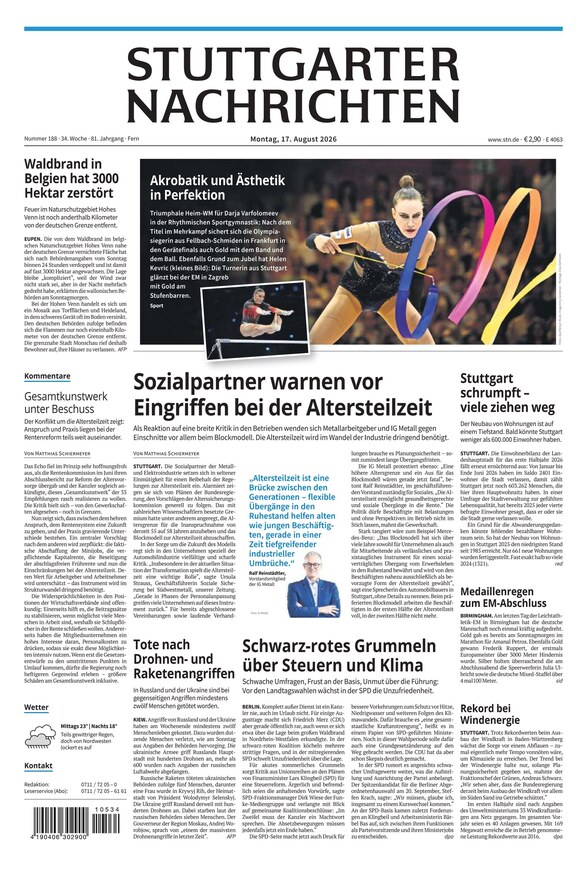Stuttgarter Nachrichten - ePaper
