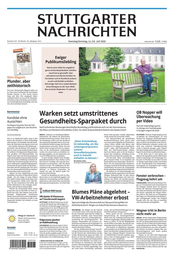 Stuttgarter Nachrichten - ePaper