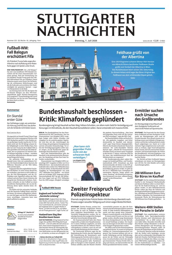 Stuttgarter Nachrichten - ePaper