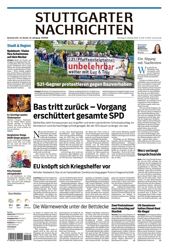 Stuttgarter Nachrichten - ePaper