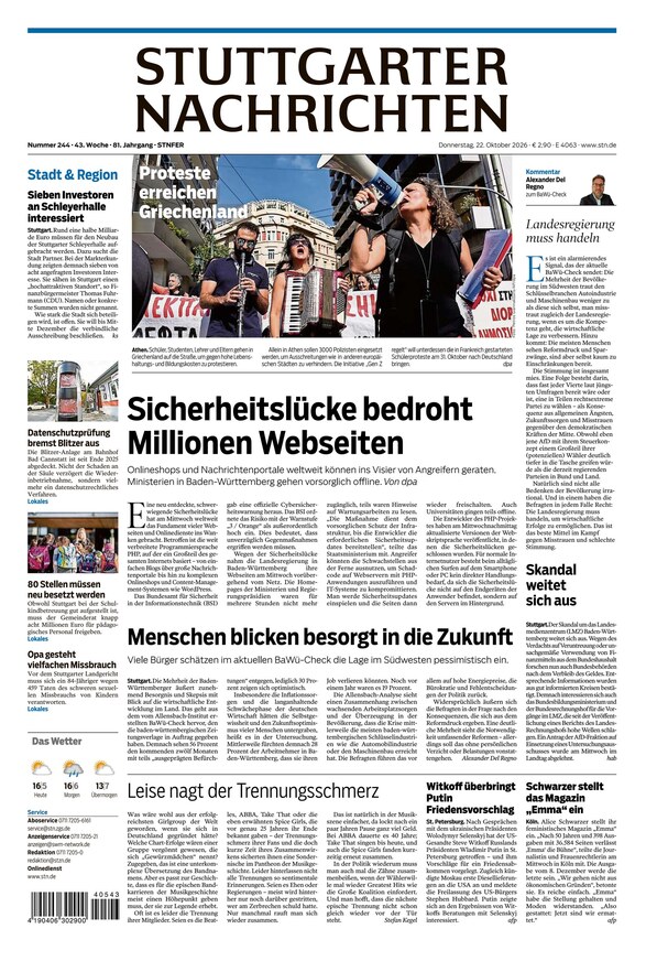 Stuttgarter Nachrichten - ePaper