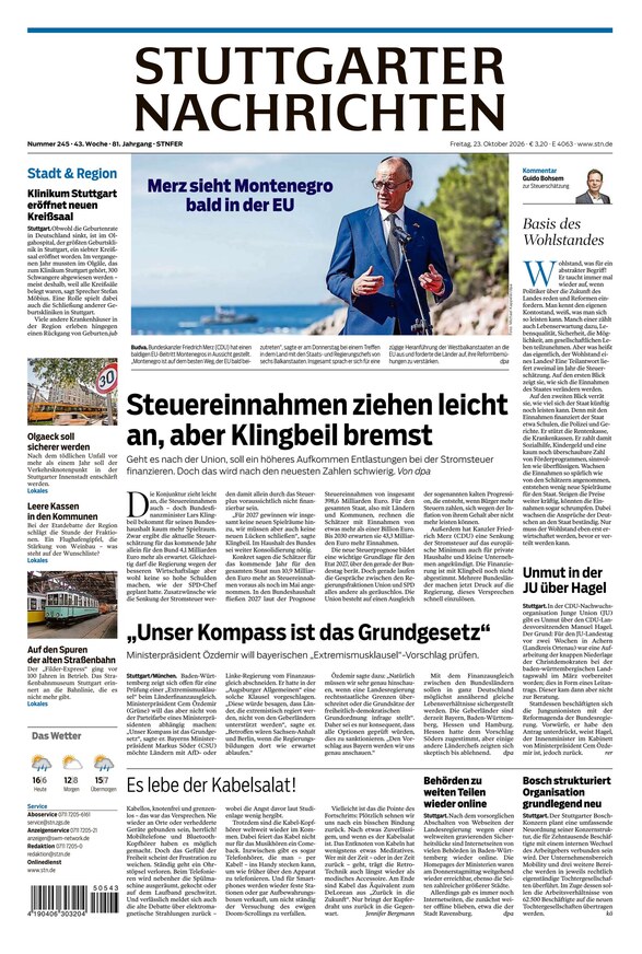 Stuttgarter Nachrichten - ePaper