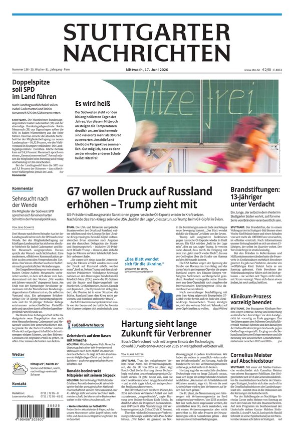 Stuttgarter Nachrichten - ePaper