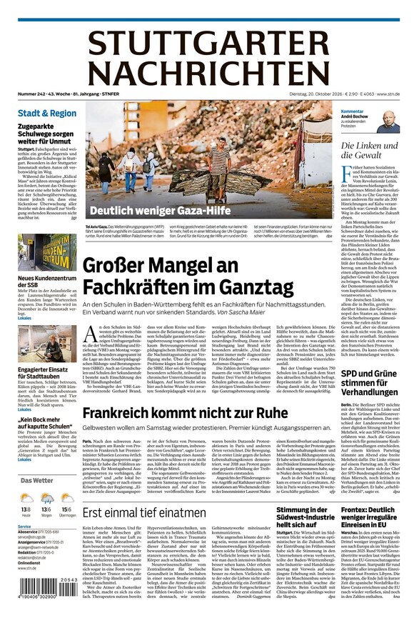 Stuttgarter Nachrichten - ePaper