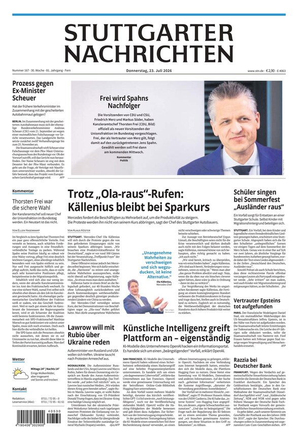 Stuttgarter Nachrichten - ePaper