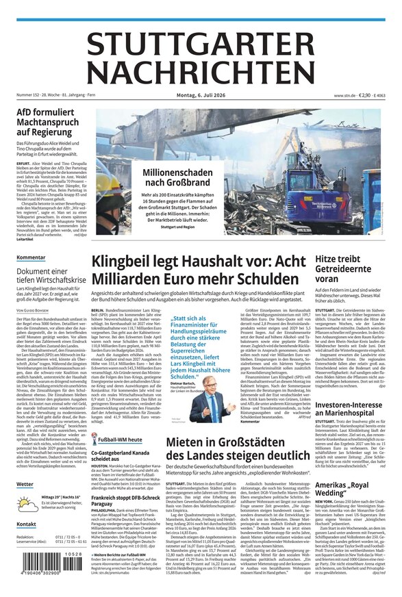 Stuttgarter Nachrichten - ePaper