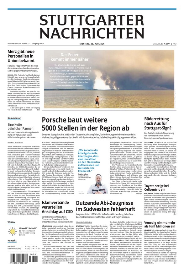 Stuttgarter Nachrichten - ePaper