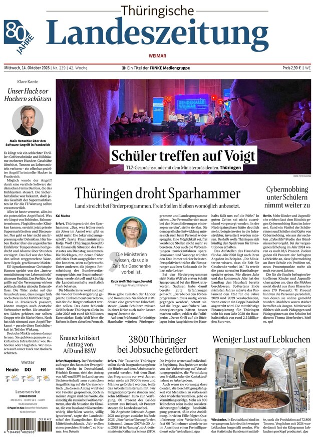 Th&uuml;ringische Landeszeitung - ePaper