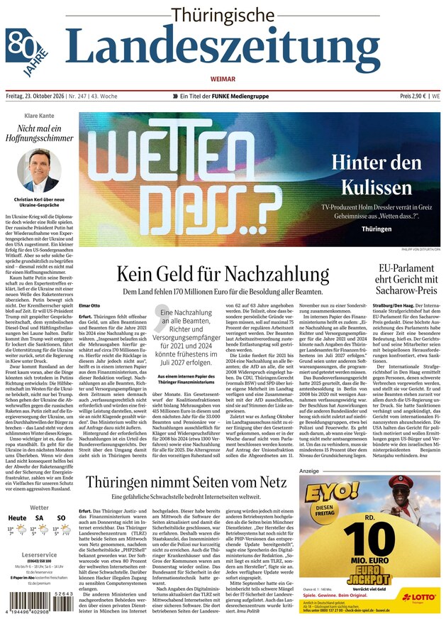 Th&uuml;ringische Landeszeitung - ePaper