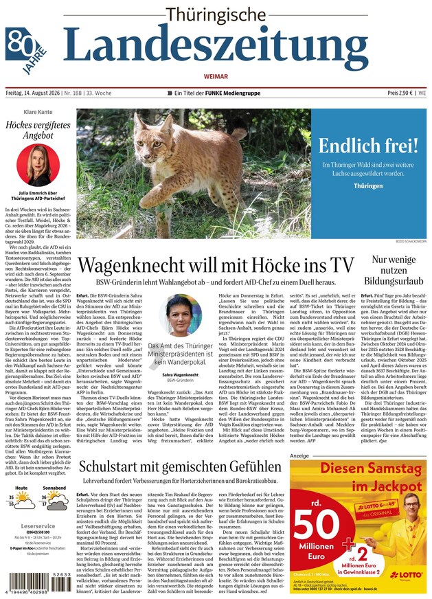 Th&uuml;ringische Landeszeitung - ePaper