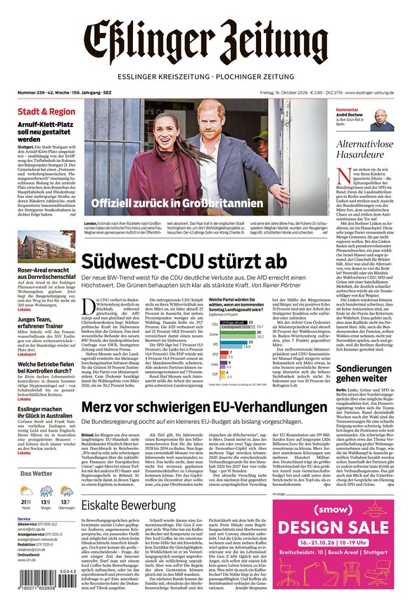 E&szlig;linger Zeitung - ePaper