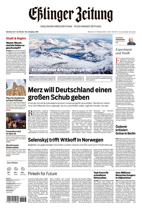 E&szlig;linger Zeitung - ePaper