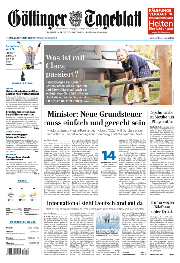 Göttinger Tageblatt De Göttinger Tageblatt De