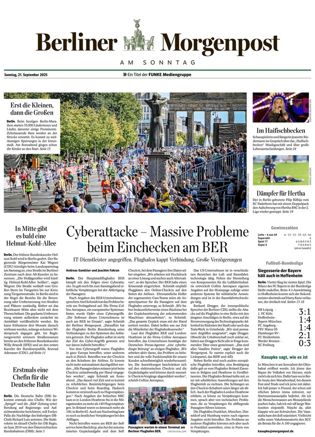 BERLINER MORGENPOST - ePaper