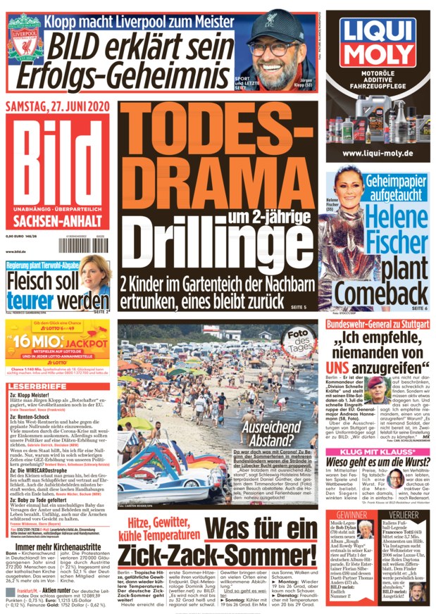 BILD Sachsen-Anhalt - Zeitung Als EPaper Im IKiosk Lesen