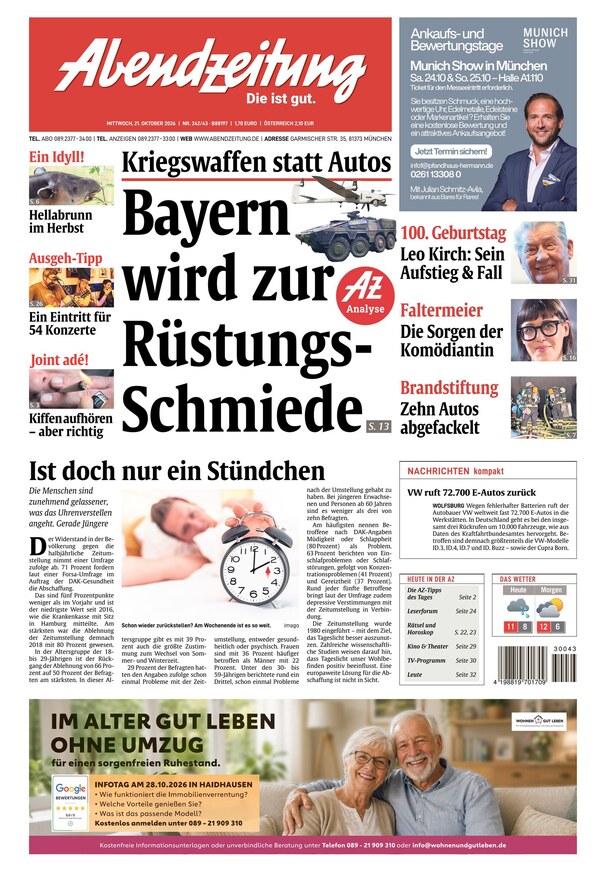 Abendzeitung M&uuml;nchen - ePaper
