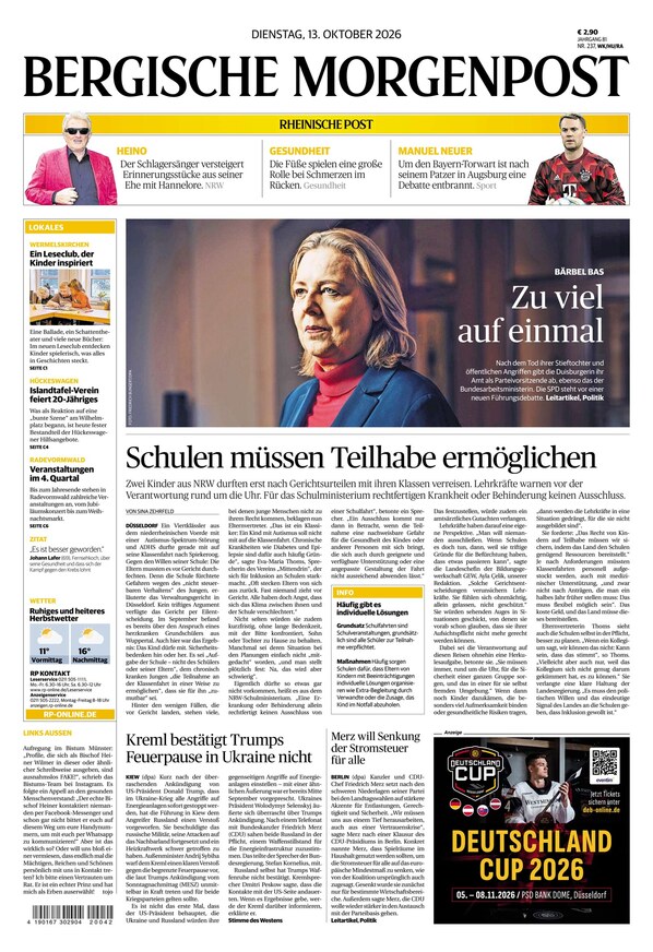 Bergische Morgenpost - ePaper