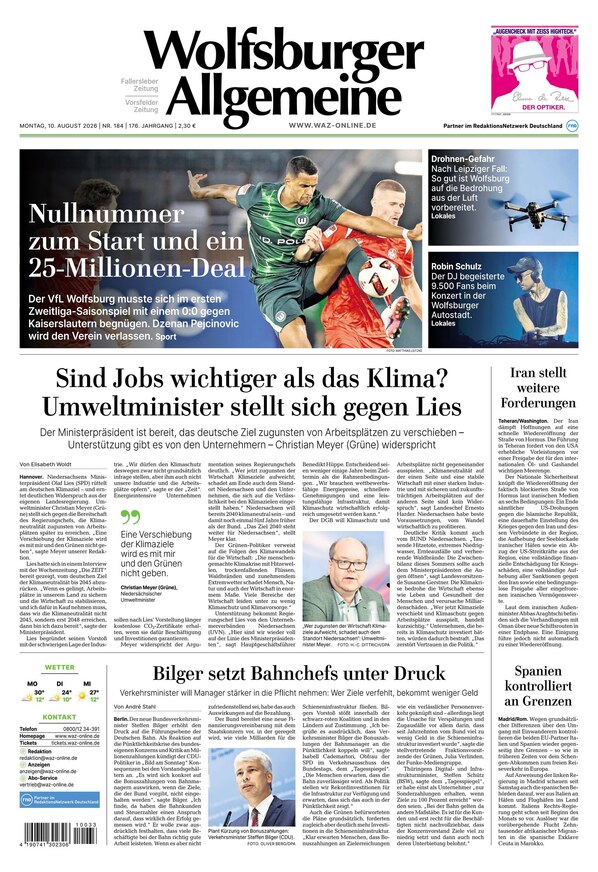 Wolfsburger Allgemeine Zeitung - ePaper