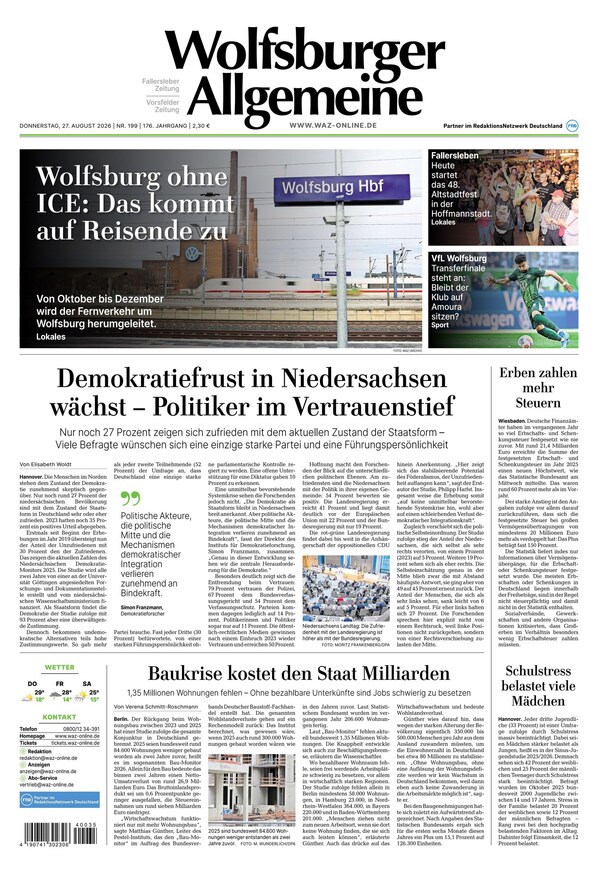 Wolfsburger Allgemeine Zeitung - ePaper