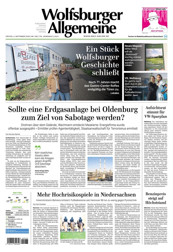 Wolfsburger Allgemeine Zeitung - ePaper