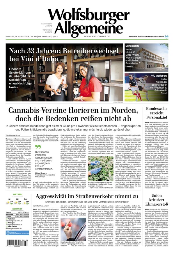 Wolfsburger Allgemeine Zeitung - ePaper