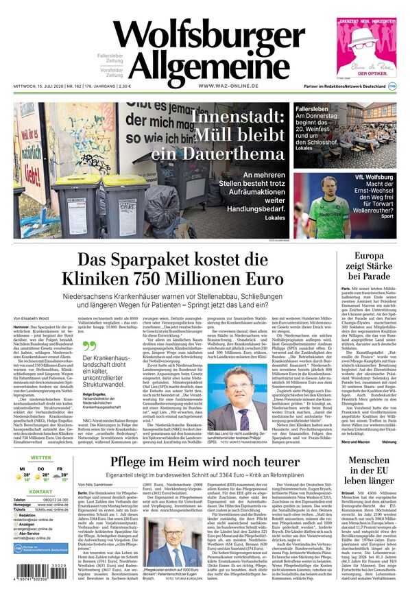 Wolfsburger Allgemeine Zeitung - ePaper