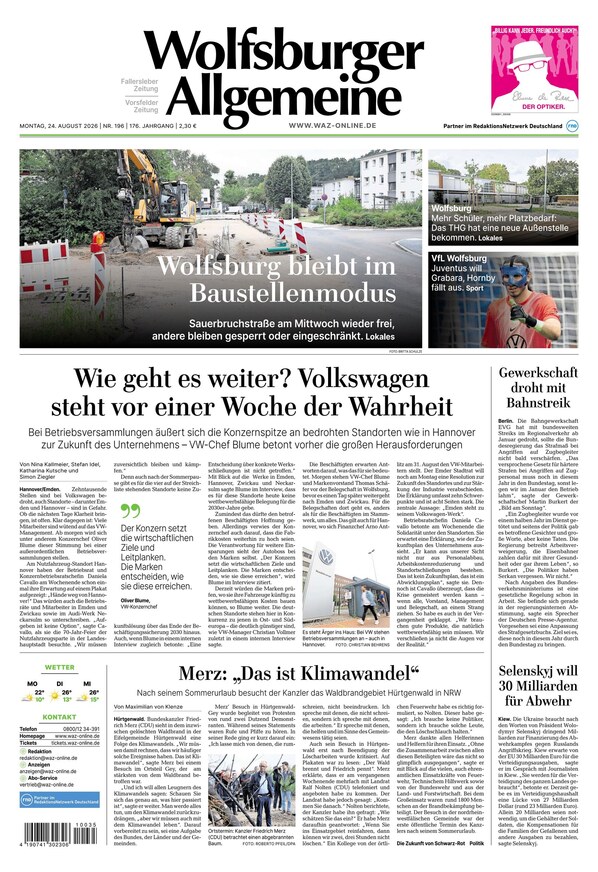 Wolfsburger Allgemeine Zeitung - ePaper