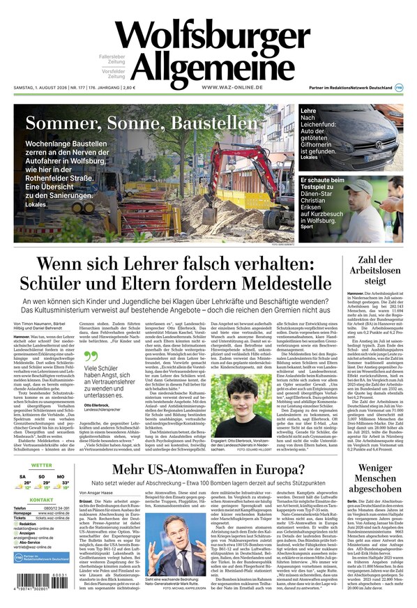 Wolfsburger Allgemeine Zeitung - ePaper