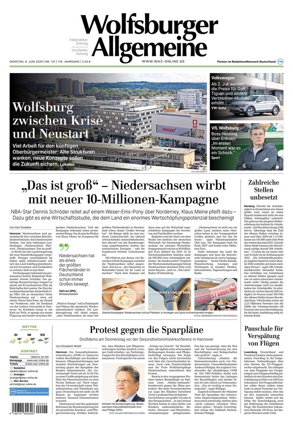 Wolfsburger Allgemeine Zeitung - ePaper