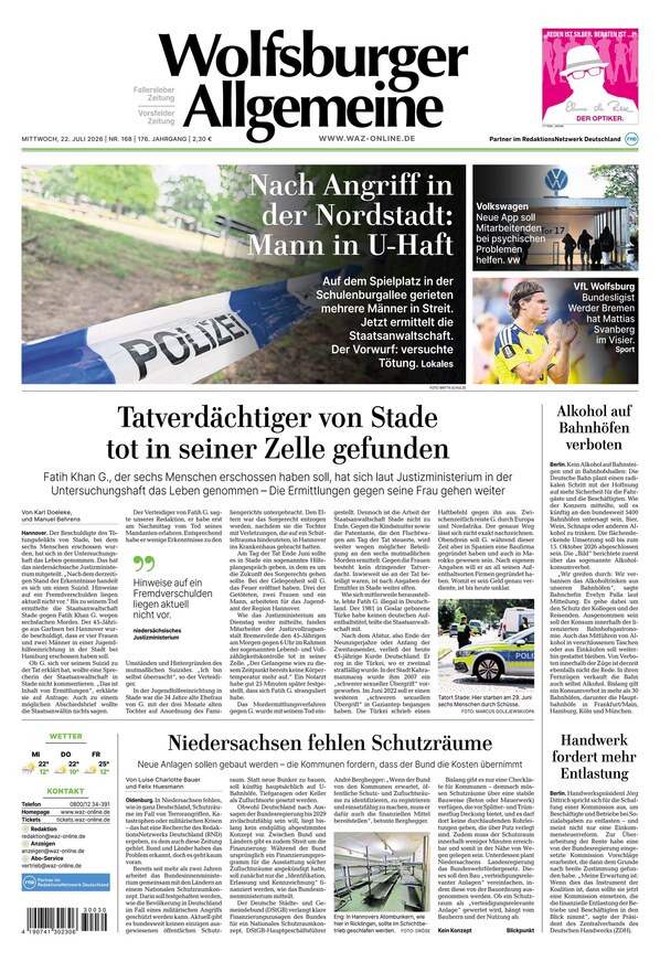 Wolfsburger Allgemeine Zeitung - ePaper