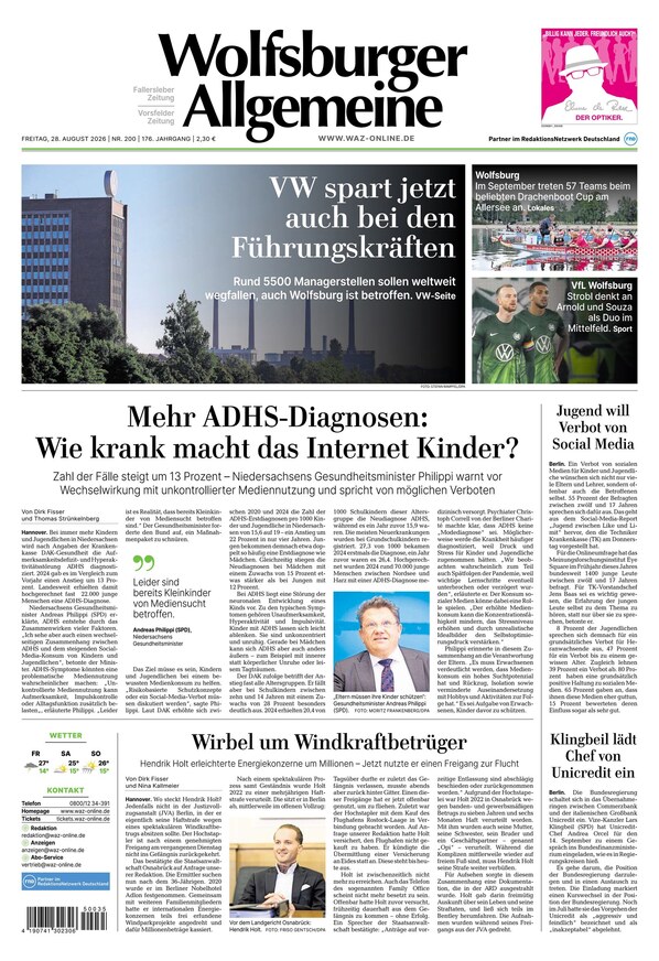 Wolfsburger Allgemeine Zeitung - ePaper