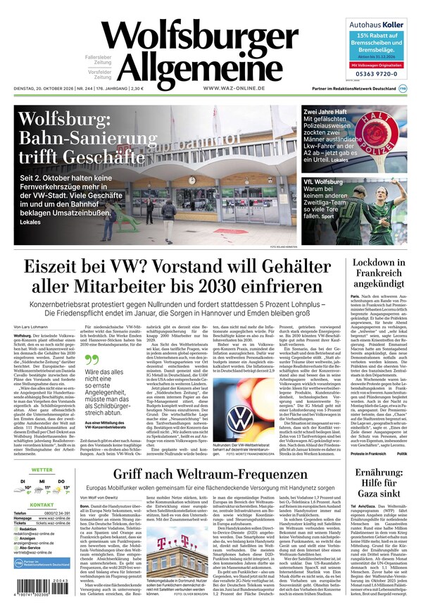Wolfsburger Allgemeine Zeitung - ePaper