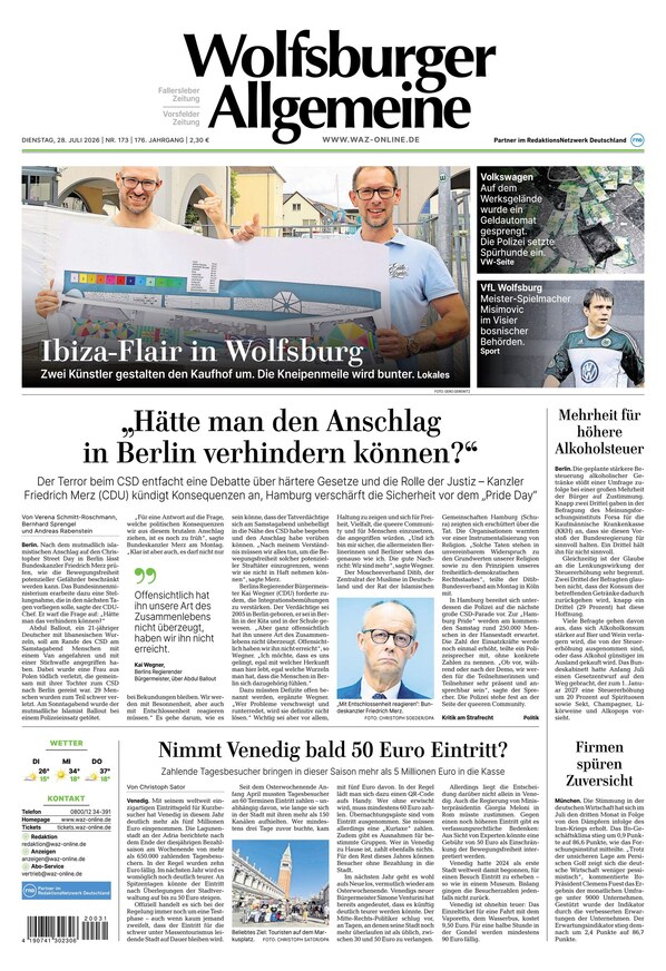 Wolfsburger Allgemeine Zeitung - ePaper