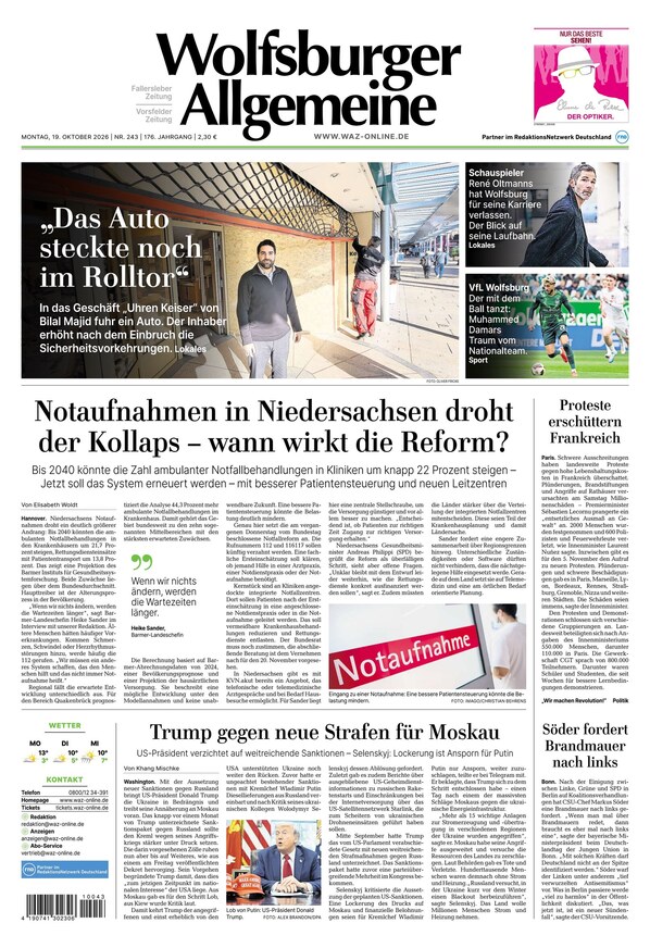 Wolfsburger Allgemeine Zeitung - ePaper