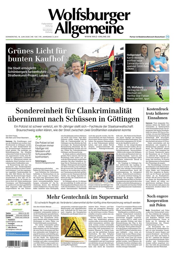Wolfsburger Allgemeine Zeitung - ePaper