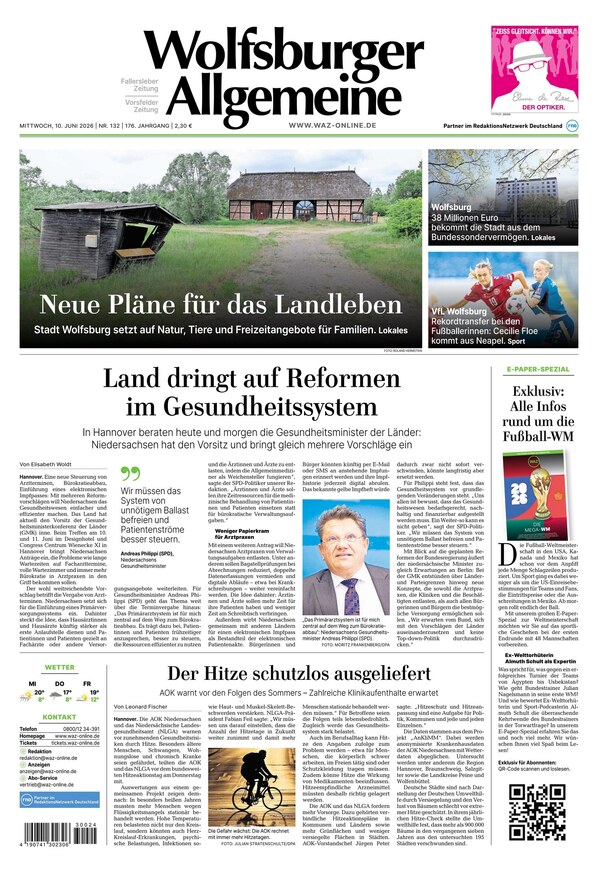 Wolfsburger Allgemeine Zeitung - ePaper