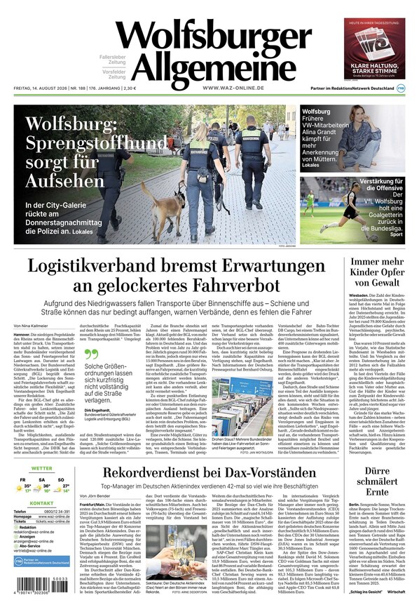 Wolfsburger Allgemeine Zeitung - ePaper