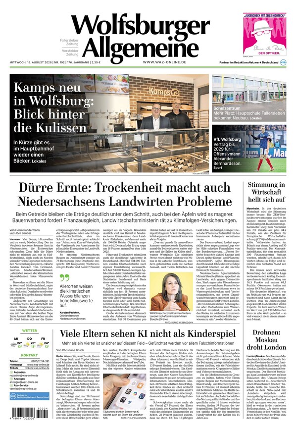 Wolfsburger Allgemeine Zeitung - ePaper