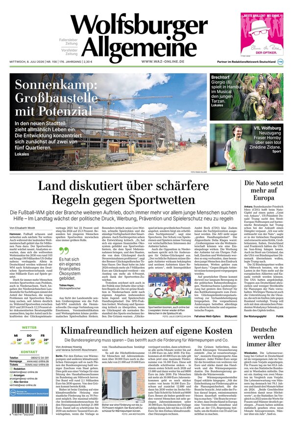 Wolfsburger Allgemeine Zeitung - ePaper