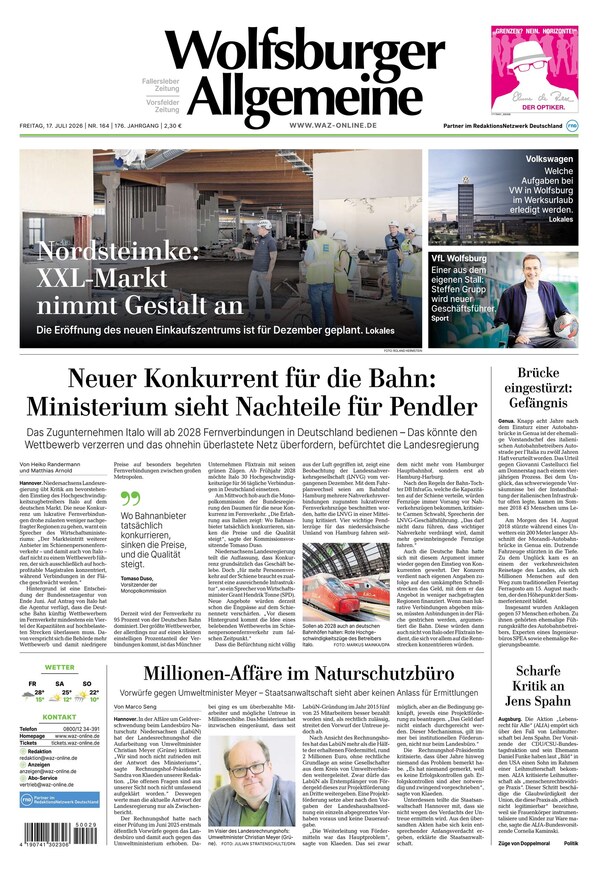 Wolfsburger Allgemeine Zeitung - ePaper