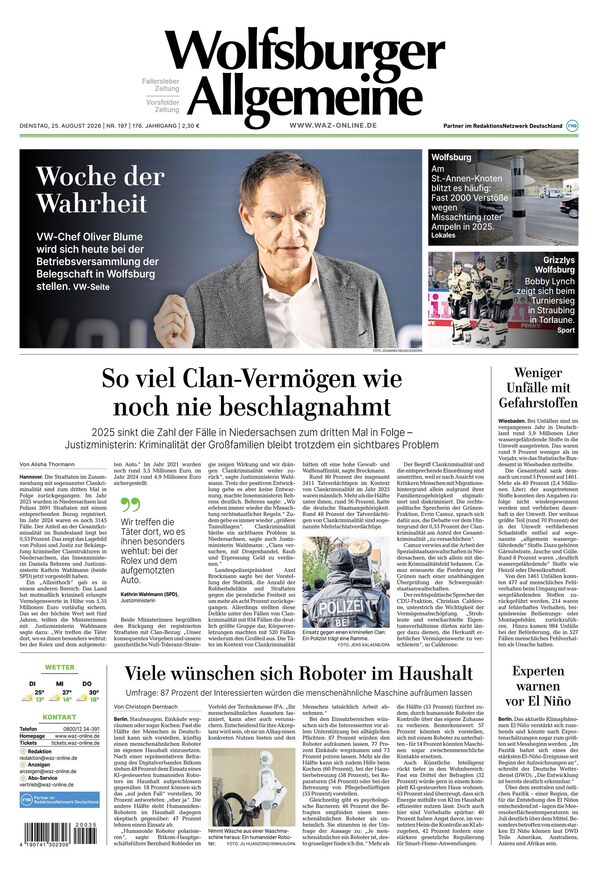 Wolfsburger Allgemeine Zeitung - ePaper